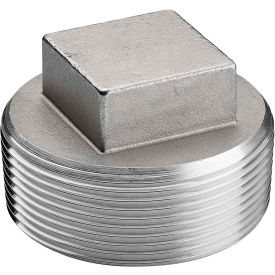 1 In. 304 Stainless Steel Plug - MNPT - Class 150 - 300 PSI