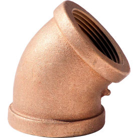 1/2 In. Lead Free Brass 45 Degree Elbow - FNPT - 125 PSI - Import