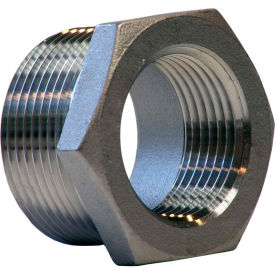 1 In. X 1/2 In. Stainless Steel Bushing - MNPT X FNPT - Class 150 - 300 PSI - Import