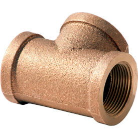 1-1/4 In. Lead Free Brass Tee - FNPT - 125 PSI - Import