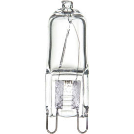 50W Single Ended T3.5 Halogen Bulb, Bi-Pin Base, Clear
