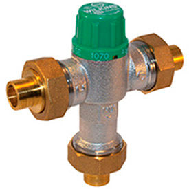 1/2 In. FNPT Thermostatic Mixing Valve - Lead Free Cast Bronze - ASSE1016, ASSE1070