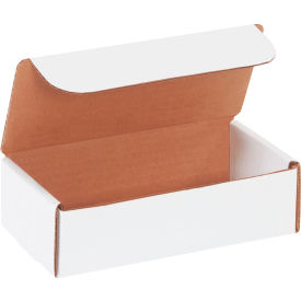 Corrugated Literature Mailers, 7"L x 3-5/8"W x 2-1/8"H, White