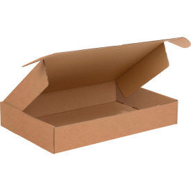 Corrugated Tab Lock Literature Mailers, 20"L x 16"W x 2-1/2"H, Kraft