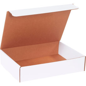Corrugated Literature Mailers, 13"L x 10"W x 3"H, White