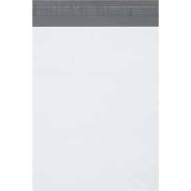 Expansion Poly Mailers, 10"W x 13"L x 2"D, 2.5 Mil, White, 100/Pack