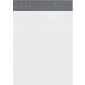Expansion Poly Mailers, 13"W x 16"L x 4"D, 2.5 Mil, White, 100/Pack