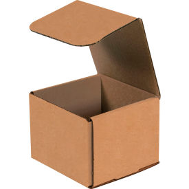 Corrugated Mailers, 5"L x 5"W x 4"H, Kraft