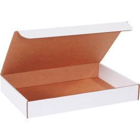 Corrugated Literature Mailers, 17"L x 11"W x 2-1/2"H, White