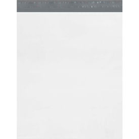 Expansion Poly Mailers, 20"W x 24"L x 4"D, 2.5 Mil, White, 100/Pack
