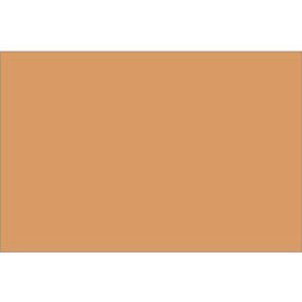 Rectangular Block Out Paper Labels, 6"L x 4"W, Kraft, Roll of 500
