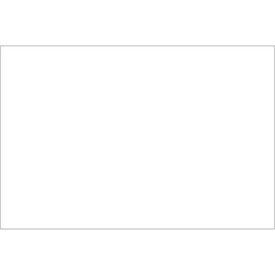 Rectangular Block Out Paper Labels, 6"L x 4"W, White, Roll of 500