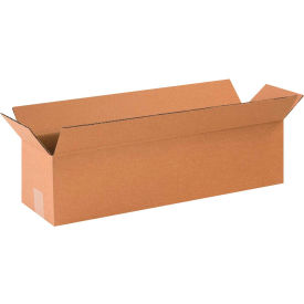 Long Cardboard Corrugated Boxes, 12"L x 3"W x 3"H, Kraft
