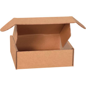 Corrugated Tab Lock Literature Mailers, 12"L x 12"W x 4"H, Kraft