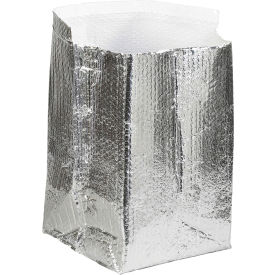 Cool Shield Insulated Box Liners, 14"L x 14"W x 14"D, Silver, 15/Pack