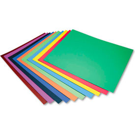 Four-Ply Railroad Board in Ten Assorted Colors, 28" x 22", 100/Carton