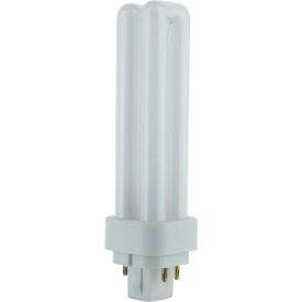 13 Watt PLD 4-Pin Double U-Shaped Twin Tube G24Q-1 Base, Cool White