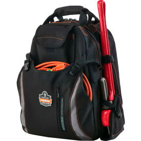 Tool Backpack Dual Compartment , 19"L x 16"W x 9"H, Gray