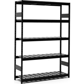 5 Shelf High-Density Storage for Taper 50 - 60"Wx18"Dx87"H Black