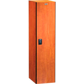 Traditional Plus 1-Tier 1 Door Phenolic Locker, 12"W x 18"D x 72"H, Graphite, Assembled