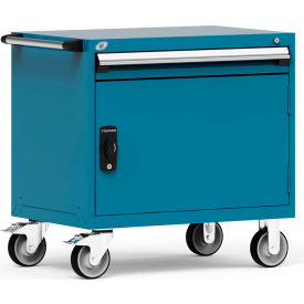 1 Drawer Heavy-Duty Mobile Modular Drawer Cabinet - 36"Wx24"Dx35-1/2"H Everest Blue