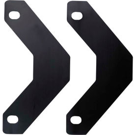 Triangle-Shaped Sheet Lifters, 8-1/2"W x 11"H, Black, 2/PK