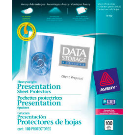 Diamond Clear Heavyweight Sheet Protectors, 8-1/2"W x 11"H, Clear, 100/PK