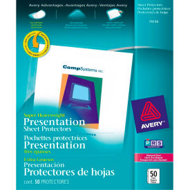 Diamond Clear Top Loading Sheet Protector, Super Heavy Weight, 8-1/2"W x 11"H, 50/PK