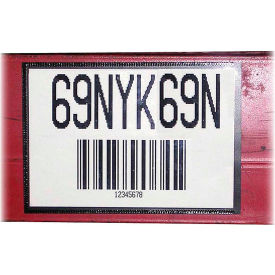 Magnetic Label Holder, 3-1/8"W x 5-3/8"H, Black, 10/PK
