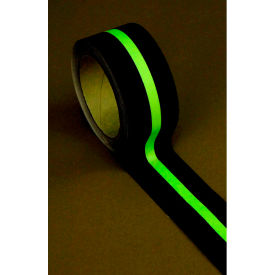Standard Black Anti Slip Tape, Glow In The Dark, 2" x 60'