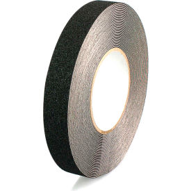 Standard Safety Grip Anti Slip Tape, Black, 1" x 60', 60 Grit