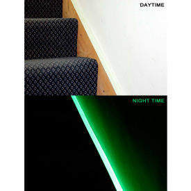 Photoluminescent Egress Tape, Glow In The Dark, 1" x 30'
