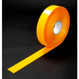PermaStripe Heavy Duty Floor Marking Tape, Yellow, 2" x 98'