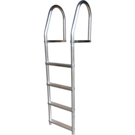 Dock Ladder 4 Step Fixed ECO Weld Free, Aluminum - 2074-F