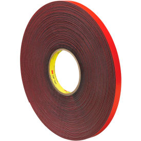 Double Sided VHB Acrylic Foam Tape 1/2" x 5 Yds. 45 Mil Gray