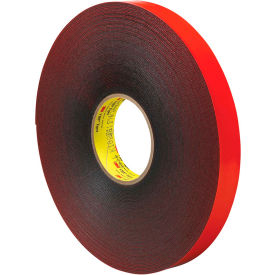 Double Sided VHB Acrylic Foam Tape 1" x 5 Yds. 45 Mil Gray