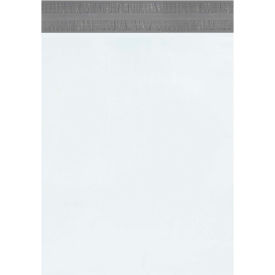 Returnable Poly Mailers, 19"W x 24"L, 2.5 Mil, White, 100/Pack