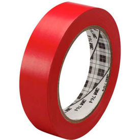 764 Vinyl Tape 1" x 36 Yds 5 Mil Red - 6/PACK