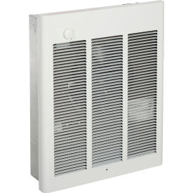 Commercial Fan Forced Wall Heater W/ Double Pole Thermostat, 3000 Watt, 277V