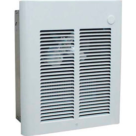Small Room Commercial Fan Forced Wall Heater W/ Integral Double Pole Thermostat, 1000 Watt, 120V