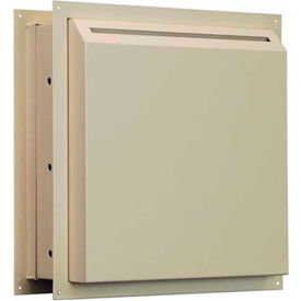 Through-The-Wall Letter Payment Depository Drop Box - 14"W x 8-3/4"D x 15"H, Beige