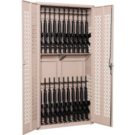 Argos Gun Cabinet - Holds 24 Rifles 42"W x 15"D x 84"H Desert Sand
