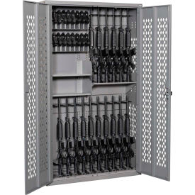 Argos Gun Cabinet - 18 Rifles & 20 Pistols w/2 Half Shelves 42x15x72 Stealth