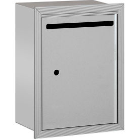 Letter Box - 15"W x 6-3/4"D x 19"H Standard, Recessed Mounted, Aluminum, USPS Access