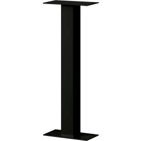 Standard Pedestal - Bolt Mounted, for Roadside Mailbox and Mail Chest, Black