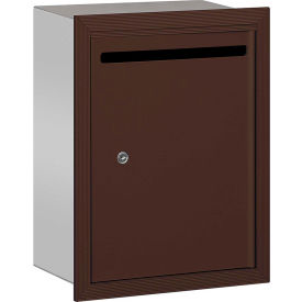 Letter Box - 15"W x 6-3/4"D x 19"H Standard, Recessed Mounted, Bronze Private Access