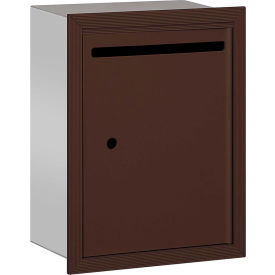 Letter Box 2245ZU - 15"W x 6-3/4"D x 19"H Standard, Recessed Mounted, Bronze, USPS Access
