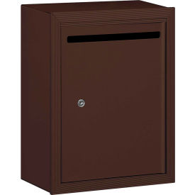 Letter Box - 15"W x 7-1/2"D x 19"H Standard, Surface Mounted, Bronze, Private Access