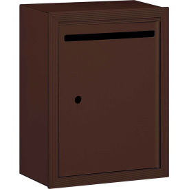 Letter Box - 15"W x 7-1/2"D x 19"H Standard, Surface Mounted, Bronze, USPS Access