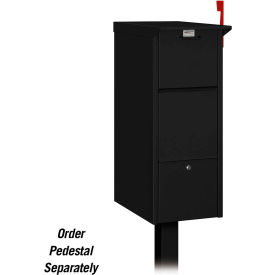 Mail Package Drop Locker - Black